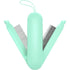 Pet Life ® 'JOYNE' Multi-Functional 2-in-1 Swivel Travel Grooming Comb and Deshedder Green