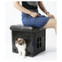 Pet Life ® 'Kitty Kallapse' Collapsible Folding Kitty Cat House Tree Bed Ottoman Bench Furniture
