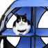 Pet Life ® 'Kitty-Play' Collapsible Travel Interactive Kitty Cat Tree Maze House Lounger Tunnel Lounge