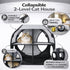 Pet Life ® 'Kitty-Play' Collapsible Travel Interactive Kitty Cat Tree Maze House Lounger Tunnel Lounge