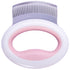 Pet Life ® 'Knuckler' Handheld Travel Flexible Grooming Pet Rake Comb Pink