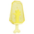 Pet Life ® 'Lick & Gnaw' Cooling Ices Cone Freezable and Chewable Tossing Waterproof Floating Pet Dog Toy Yellow