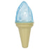 Pet Life ® 'Lick & Gnaw' Ice Cream Cone Freezable and Chewable Tossing Waterproof Floating Pet Dog Toy w/ Insertable Treat pocket Blue
