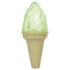 Pet Life ® 'Lick & Gnaw' Ice Cream Cone Freezable and Chewable Tossing Waterproof Floating Pet Dog Toy w/ Insertable Treat pocket Green
