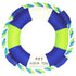 Pet Life ® 'Life Raver' Rounded Squeaking and Jute Rope Floating Dog Toy Default Title