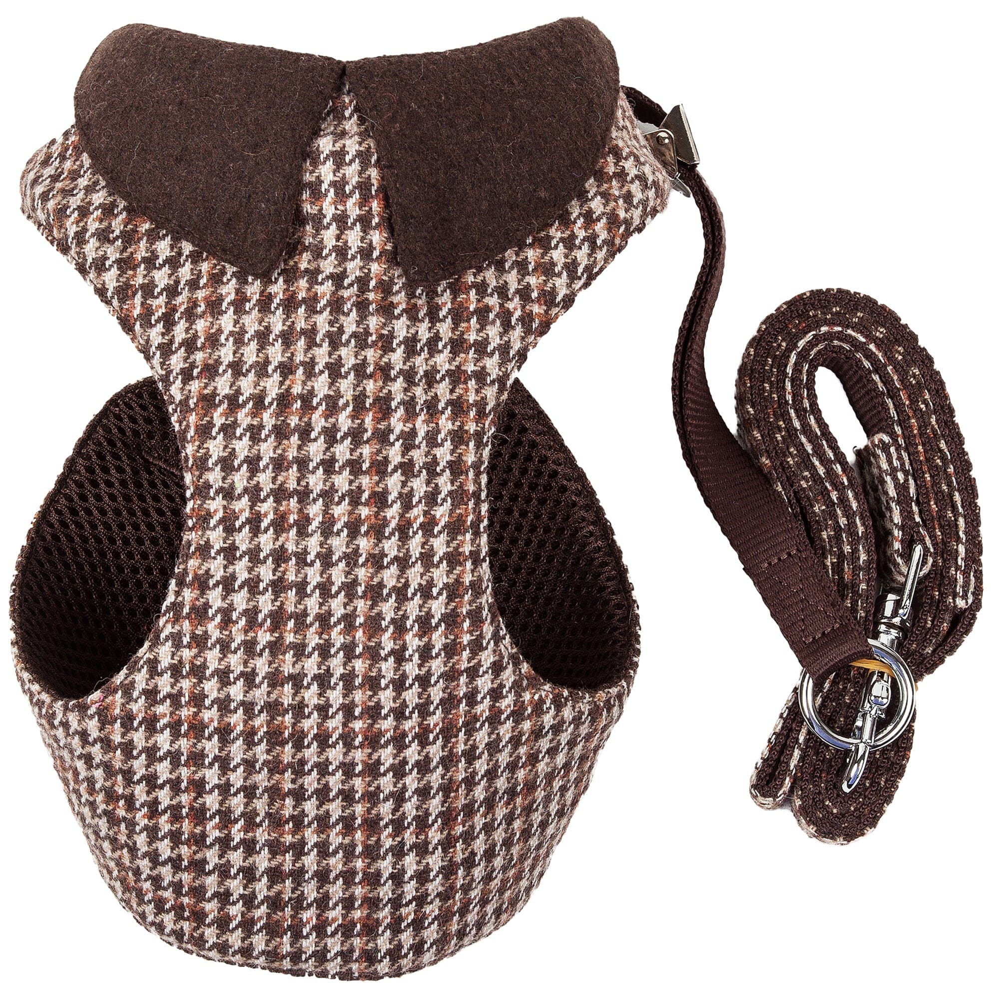 Pet Life ® Luxe 'Houndsome' 2-In-1 Adjustable Designer Dog Harness and Leash X-Small