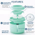 Pet Life ® 'Moda-Pure' Ultra-Quite Filtered Dog and Cat Fountain Waterer