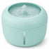 Pet Life ® 'Moda-Pure' Ultra-Quite Filtered Dog and Cat Fountain Waterer Green