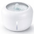Pet Life ® 'Moda-Pure' Ultra-Quite Filtered Dog and Cat Fountain Waterer White