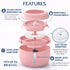 Pet Life ® 'Moda-Pure' Ultra-Quite Filtered Dog and Cat Fountain Waterer