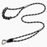 Pet Life ® 'Neo-Craft' Handmade One-Piece Knot-Gripped Training Dog Leash Black