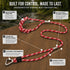 Pet Life ® 'Neo-Craft' Handmade One-Piece Knot-Gripped Training Dog Leash