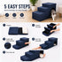 Pet Life ® “Nest Step” Collapsible Travel Pet Stairs with Hideout