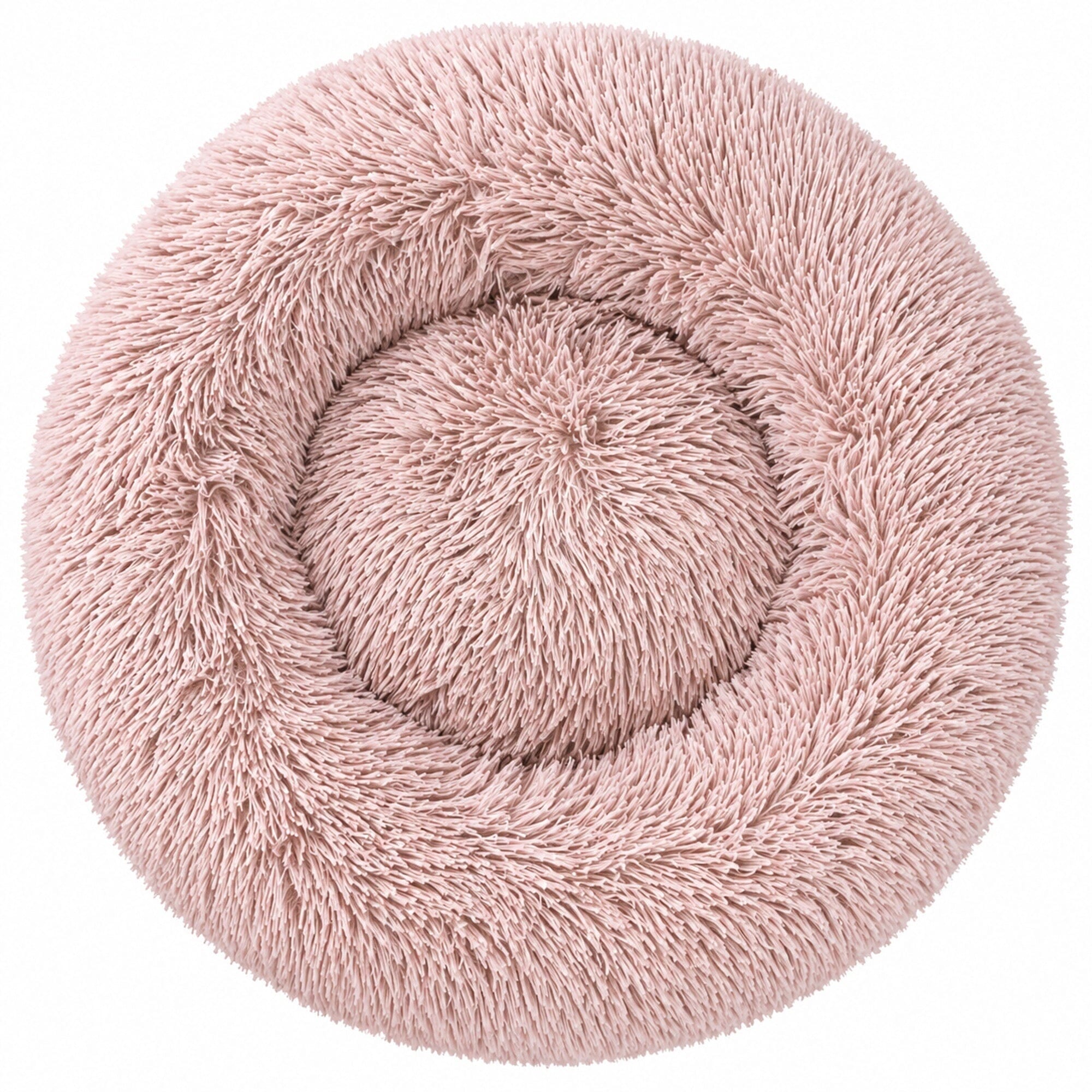 Pet Life ® 'Nestler' High-Grade Plush and Soft Rounded Pet Bed Pink Medium
