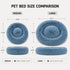 Pet Life ® 'Nestler' High-Grade Plush and Soft Rounded Pet Bed