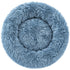 Pet Life ® 'Nestler' High-Grade Plush and Soft Rounded Pet Bed Blue Medium