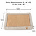 Pet Life ® 'Neutral Carpentry' Fashion Designer Nano-Silver Anit-Bacterial Pet Dog Bed Lounge
