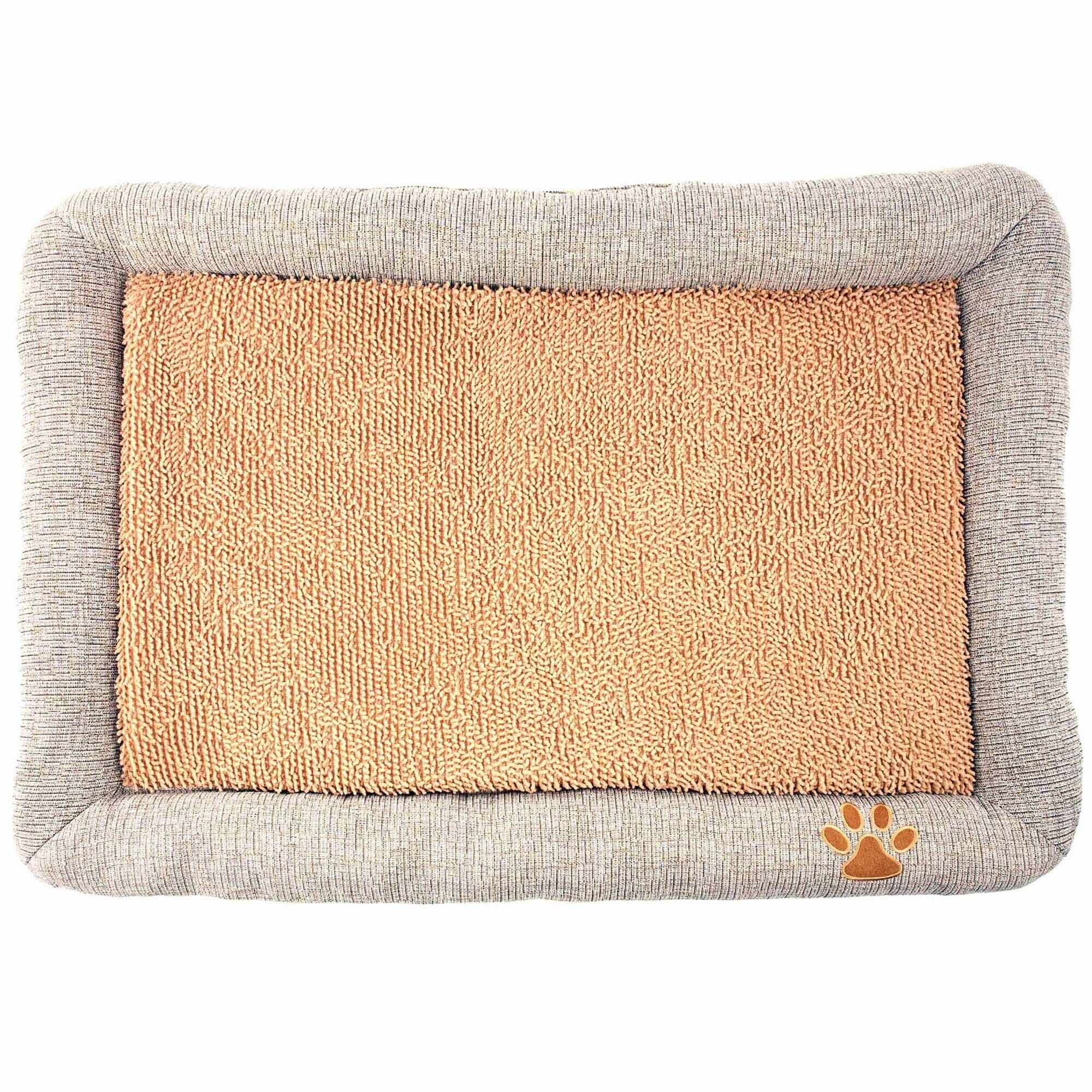 Pet Life ® 'Neutral Carpentry' Fashion Designer Nano-Silver Anit-Bacterial Pet Dog Bed Lounge Default Title