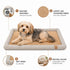 Pet Life ® 'Neutral Carpentry' Fashion Designer Nano-Silver Anit-Bacterial Pet Dog Bed Lounge
