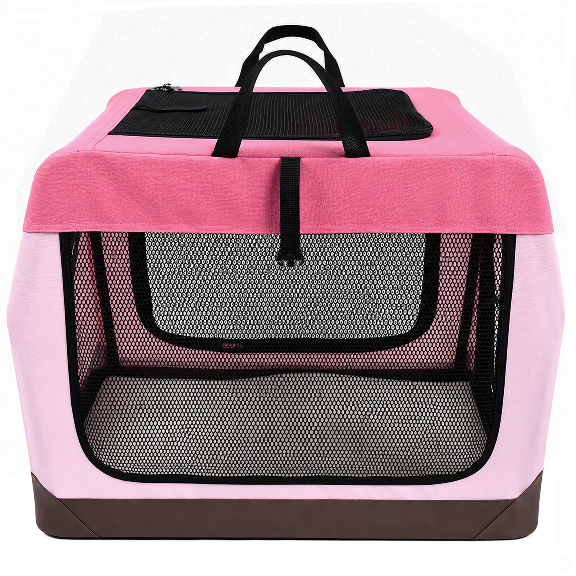 Pet Life ® OpenView Premium Ventilated Collapsible Soft-Sided Travel Pet Crate