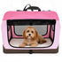 Pet Life ® OpenView Premium Ventilated Collapsible Soft-Sided Travel Pet Crate