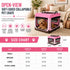 Pet Life ® OpenView Premium Ventilated Collapsible Soft-Sided Travel Pet Crate