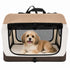 Pet Life ® OpenView Premium Ventilated Collapsible Soft-Sided Travel Pet Crate