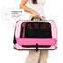 Pet Life ® OpenView Premium Ventilated Collapsible Soft-Sided Travel Pet Crate