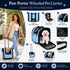 Pet Life ® 'Pawdon Me ' Wheeled Airline Approved Travel Collapsible Pet Dog Carrier