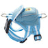 Pet Life ® 'Pocket Bark' Reflective Adjustable Fashion Pet Dog Harness w/ Hook-and-Loop Pouch and Dual Harness Rings Small Blue