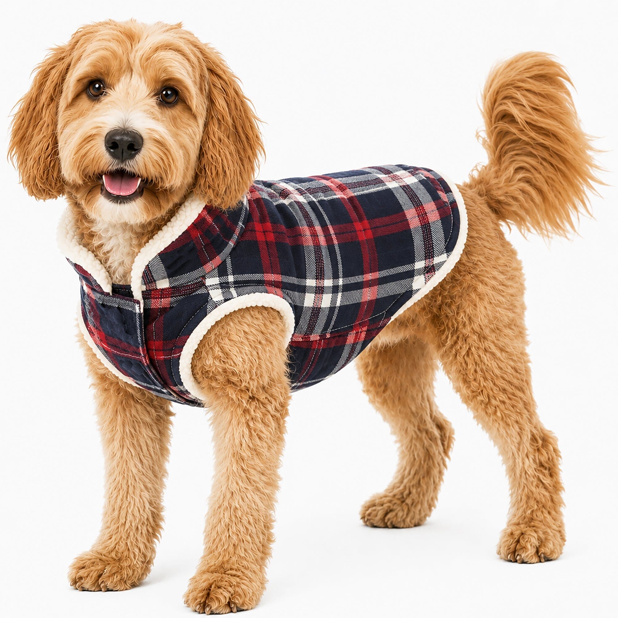 Pet Life ® 'Puddler' Classical Insulated Fashion Plaid Dog Coat X-Small