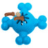 Pet Life ® 'Quadra-Bone' TPR Treat Dispensing Durable Dog Toy