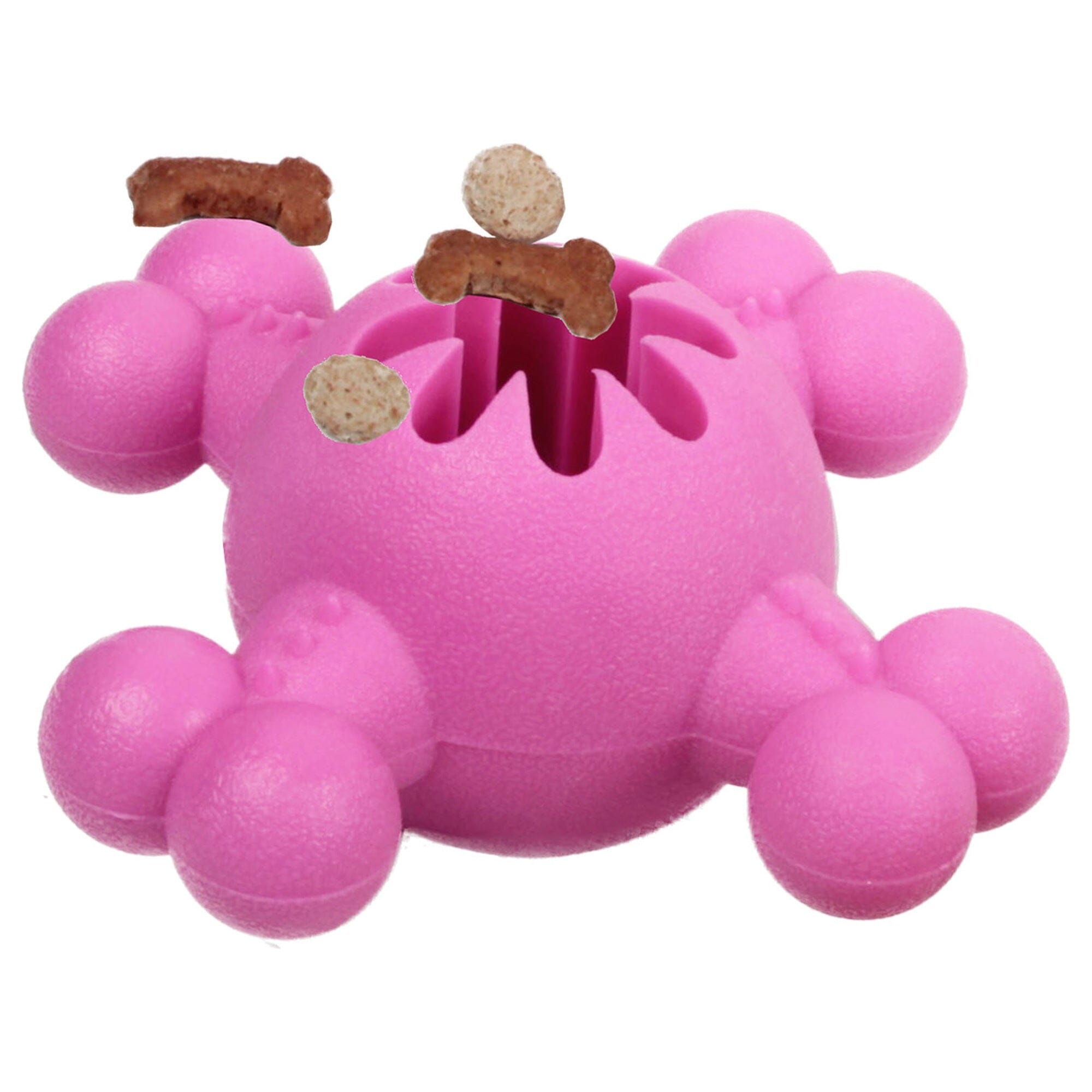 Pet Life ® 'Quadra-Bone' TPR Treat Dispensing Durable Dog Toy