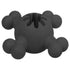 Pet Life ® 'Quadra-Bone' TPR Treat Dispensing Durable Dog Toy Black