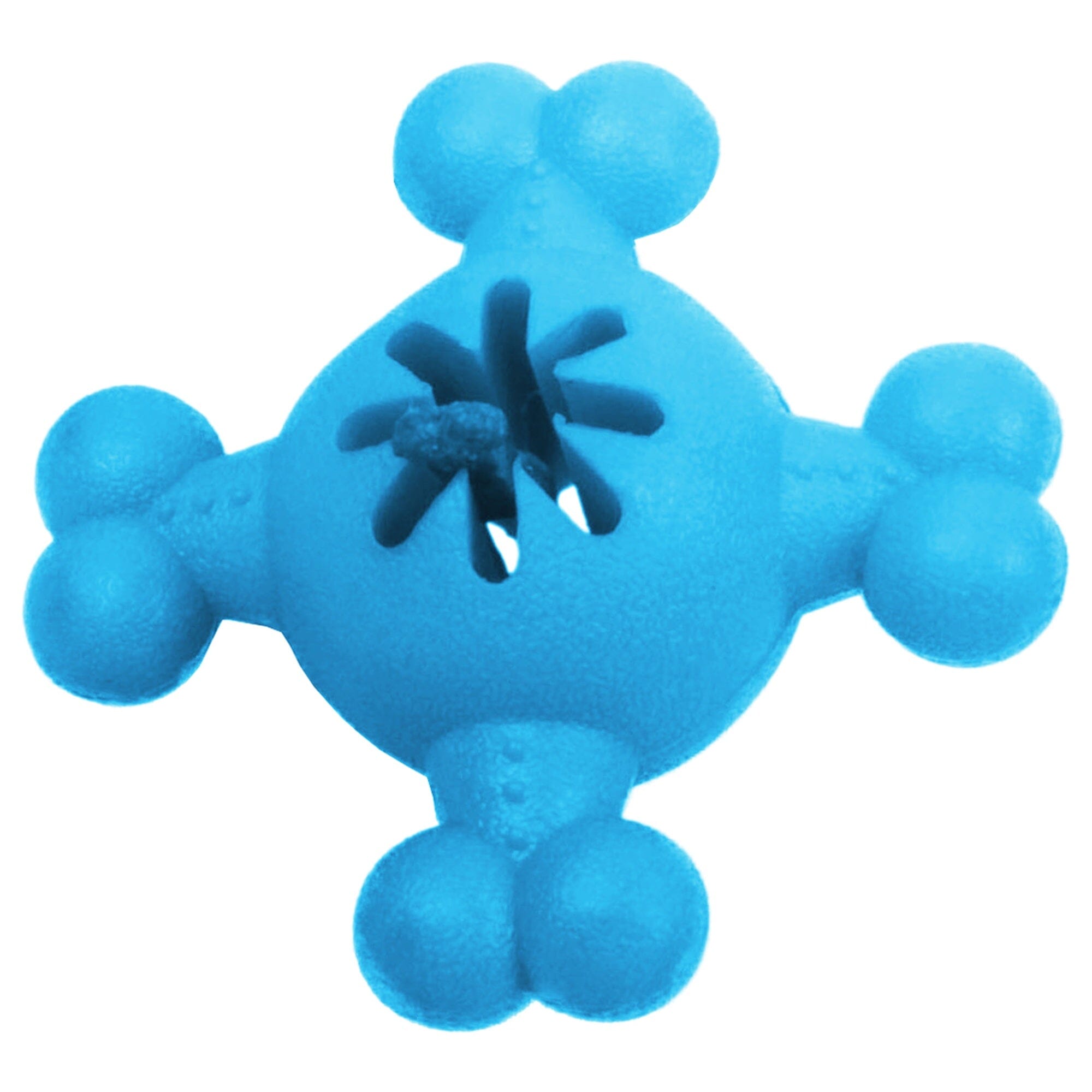 Pet Life ® 'Quadra-Bone' TPR Treat Dispensing Durable Dog Toy