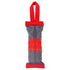 Pet Life ® 'Quash' Water Bottle Inserting Nylon and Rubber Crackling Dog Toy Red