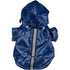 Pet Life ® 'Reflecta-Sport' Multi-Adjustable Reflective Weather-Proof Dog Raincoat w/ Removable Hood