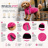 Pet Life ® 'Reflecta-Sport' Multi-Adjustable Reflective Weather-Proof Dog Raincoat w/ Removable Hood