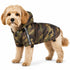 Pet Life ® 'Reflecta-Sport' Multi-Adjustable Reflective Weather-Proof Dog Raincoat w/ Removable Hood X-Small Forest Camouflage