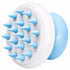 Pet Life ® 'Scwubba' Handheld Bathing Brushing and Massaging Soft Flexible Grooming Pet Comb Blue