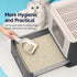 Pet Life ® “SlideAway” Premium Foldable and Travel Pull-Out Cat Litter Box
