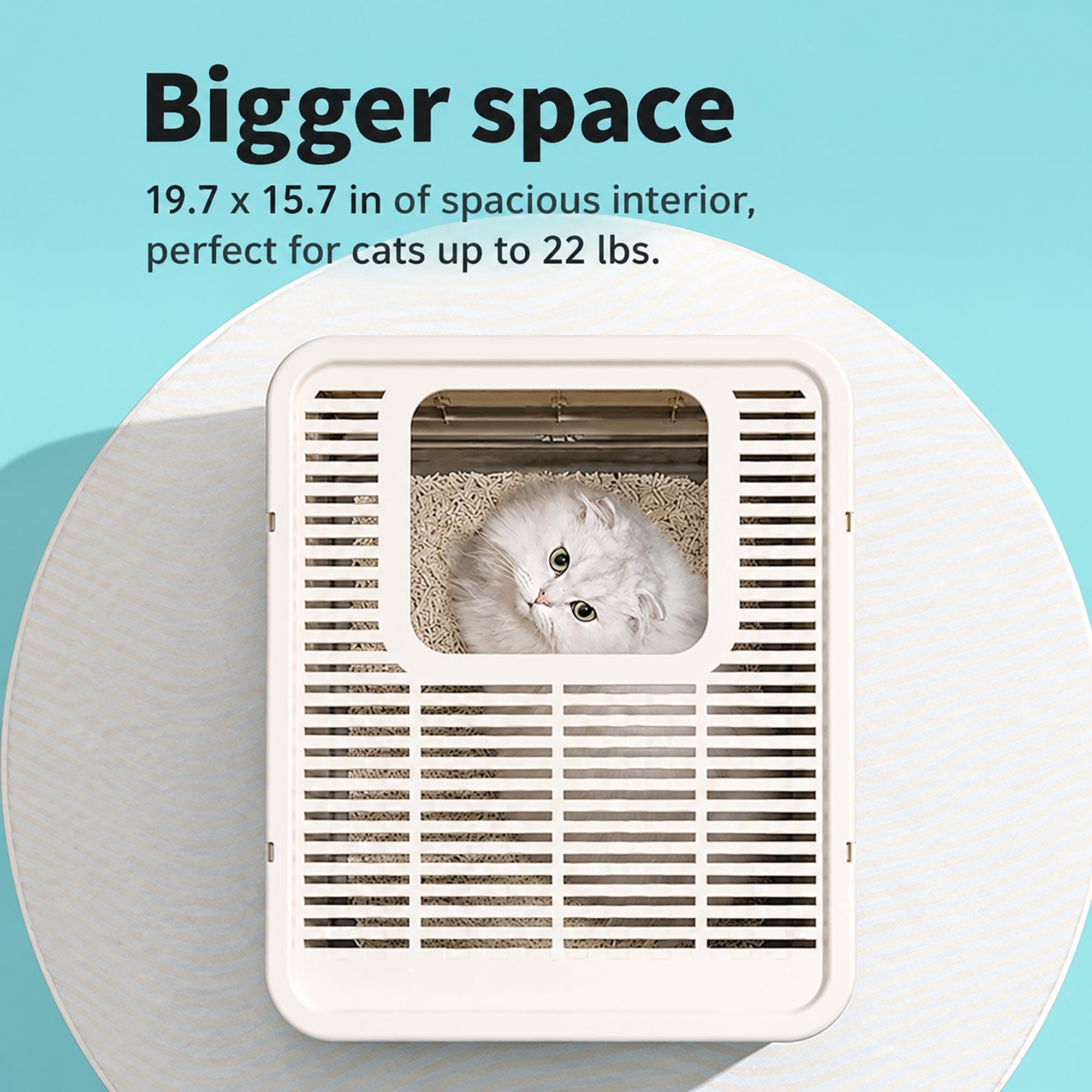Pet Life ® “SlideAway” Premium Foldable and Travel Pull-Out Cat Litter Box