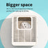 Pet Life ® “SlideAway” Premium Foldable and Travel Pull-Out Cat Litter Box