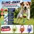 Pet Life ® 'Sling-Away' Tug and Squeak Natural Jute and Rubber Dog Toy