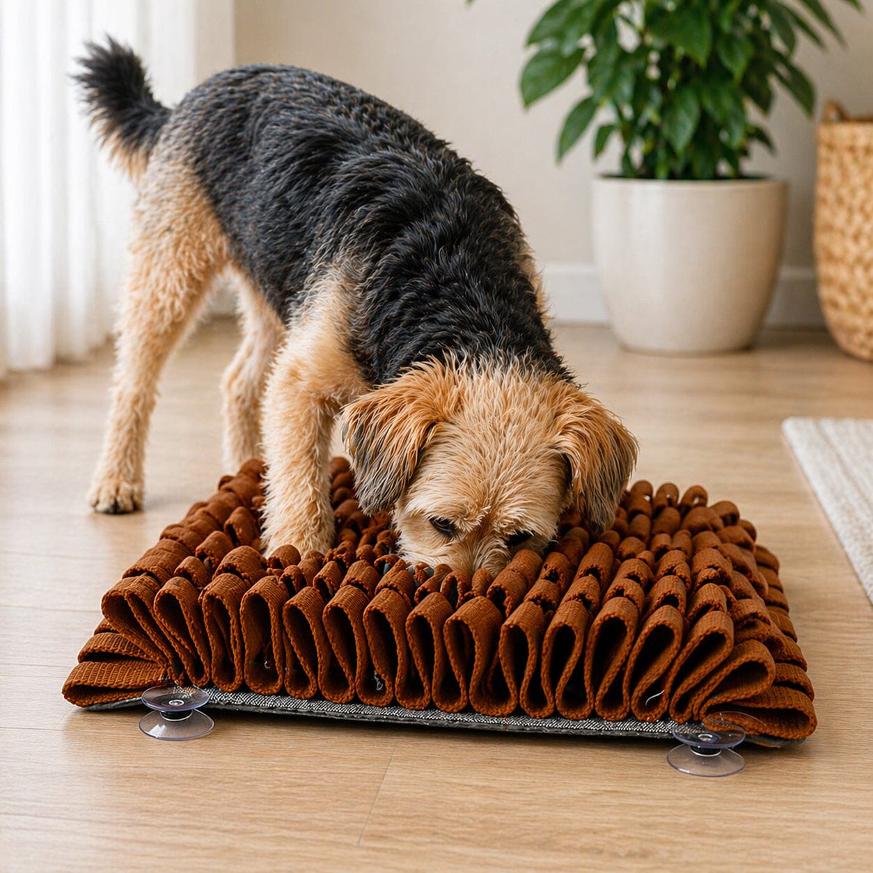 Pet Life ® 'Sniffer Grip' Interactive Anti-Skid Suction Pet Snuffle Mat