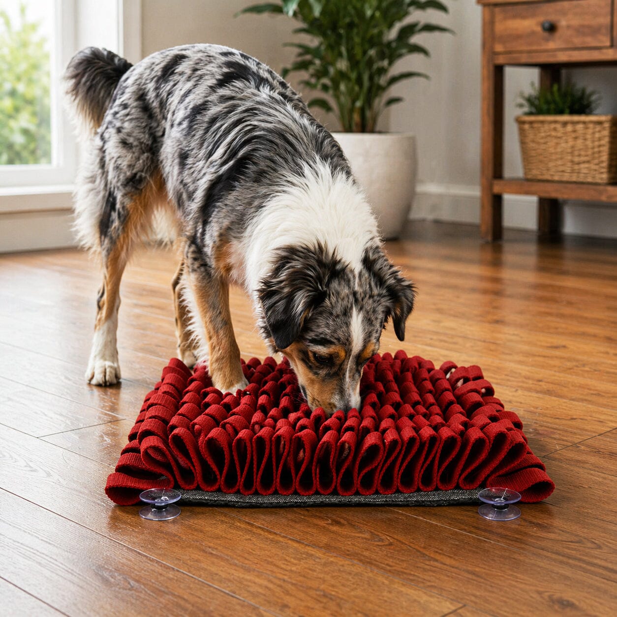 Pet Life ® 'Sniffer Grip' Interactive Anti-Skid Suction Pet Snuffle Mat