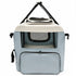 Pet Life ® Tailgate-Den Collapsible Travel Pet Crate with Dual Bowls and Storage