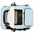 Pet Life ® Tailgate-Den Collapsible Travel Pet Crate with Dual Bowls and Storage