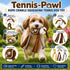 Pet Life ® 'Tennis Pawl' Rope Squeaker and Crinkle Tennis Dog Toy