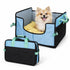 Pet Life ® 'Travel-Nest' Folding Travel Cat and Dog Bed Blue Small